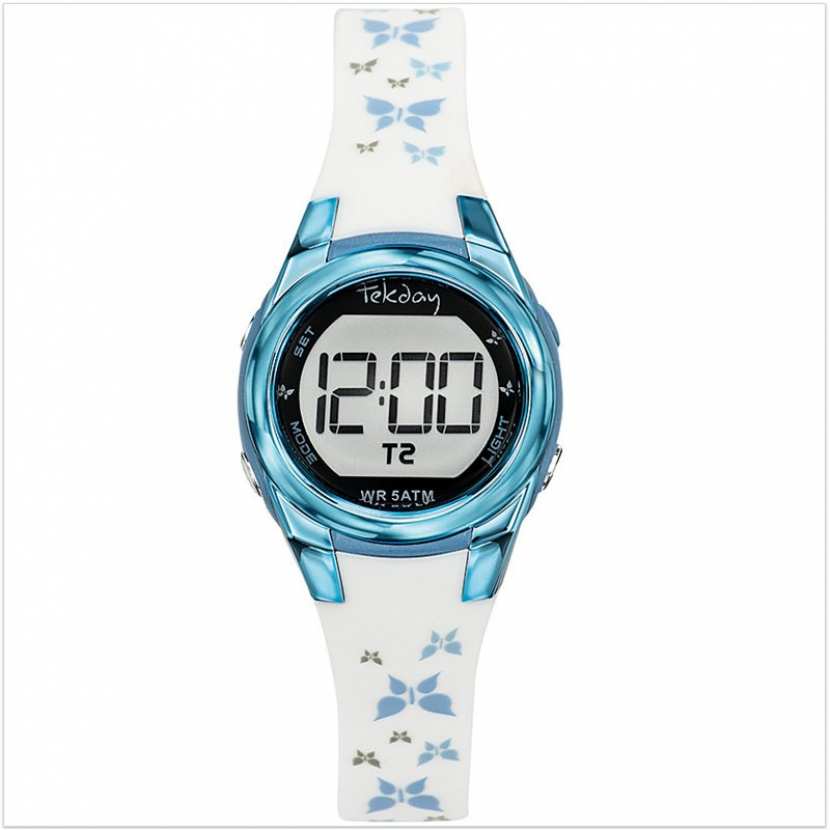 Montre Enfant UNIPORE Digitale Avec Flash Lumineux - Design Dessin Animé - Bracelet Ajustable - Apprentissage De L'Heure